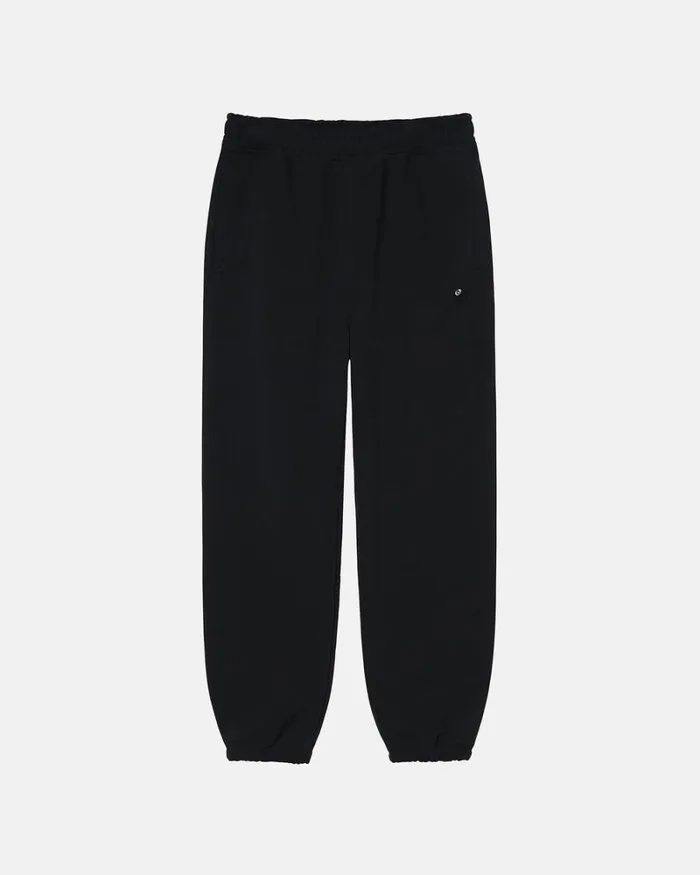 Sweats Men Stussy 8 BALL EMBROIDERED PANT Black