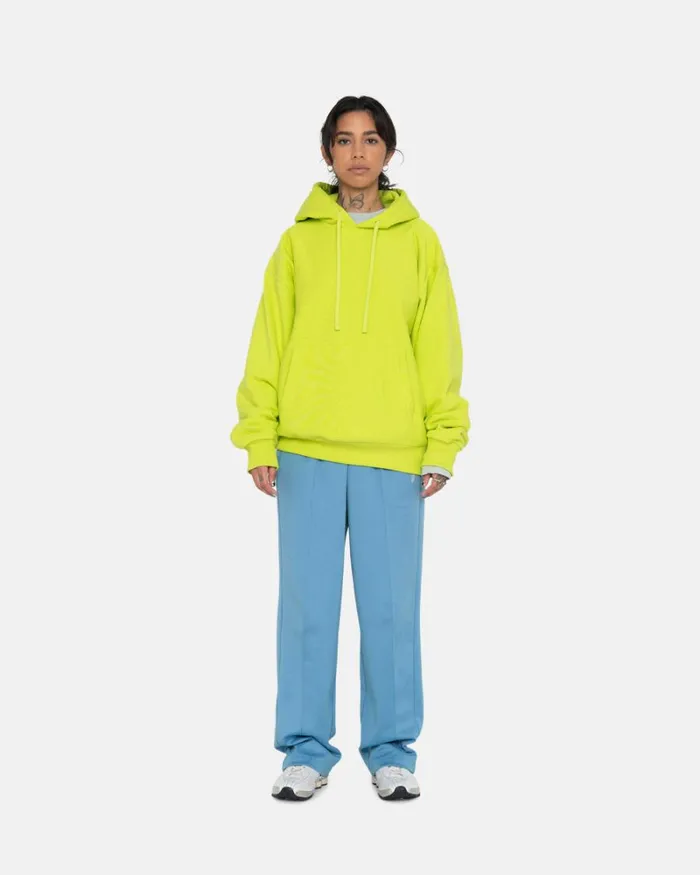 Sweats Men Stussy BACK APPLIQUE HOODIE Keylime Sweats Men Stussy BACK APPLIQUE HOODIE Keylime