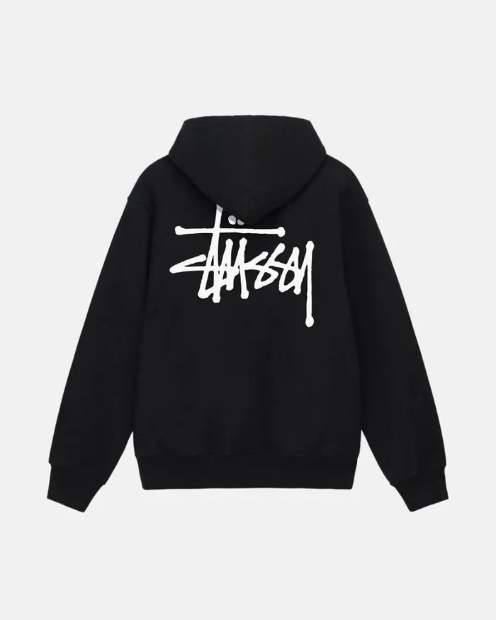Sweats Men Stussy BASIC STSSY HOODIE Black