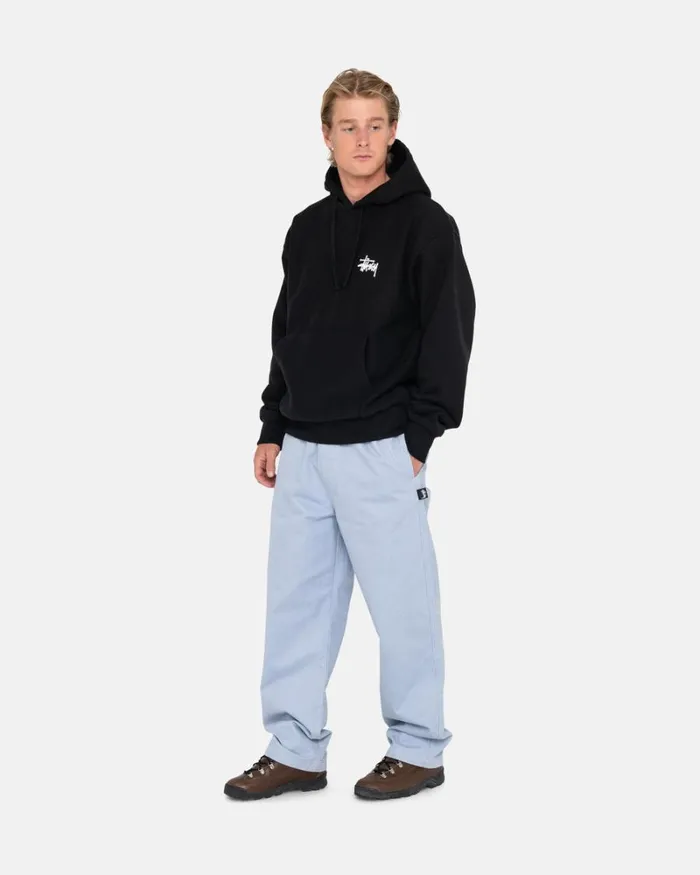Sweats Men Stussy BASIC STSSY HOODIE Black Sweats Men Stussy BASIC STSSY HOODIE Black