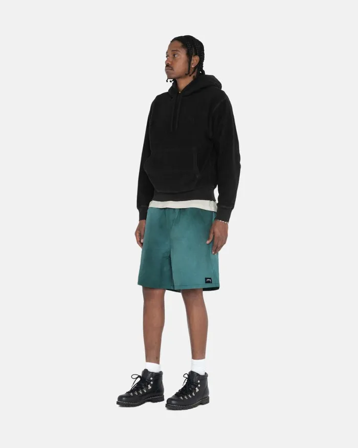 Sweats Men Stussy INSIDE OUT FLEECE HOODIE Black Sweats Men Stussy INSIDE OUT FLEECE HOODIE Black
