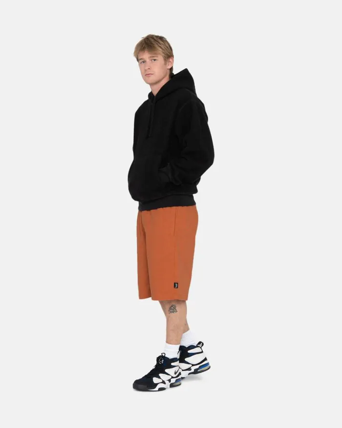 Sweats Men Stussy INSIDE OUT FLEECE HOODIE Black Sweats Men Stussy INSIDE OUT FLEECE HOODIE Black