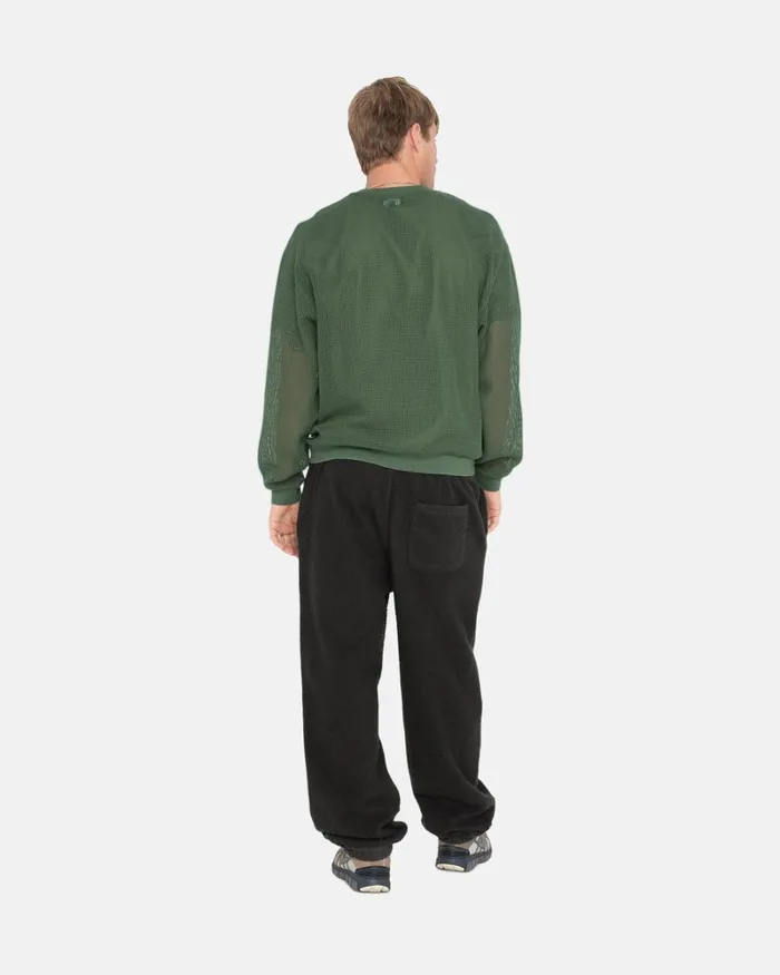 Sweats Men Stussy INSIDE OUT FLEECE PANT Black Sweats Men Stussy INSIDE OUT FLEECE PANT Black