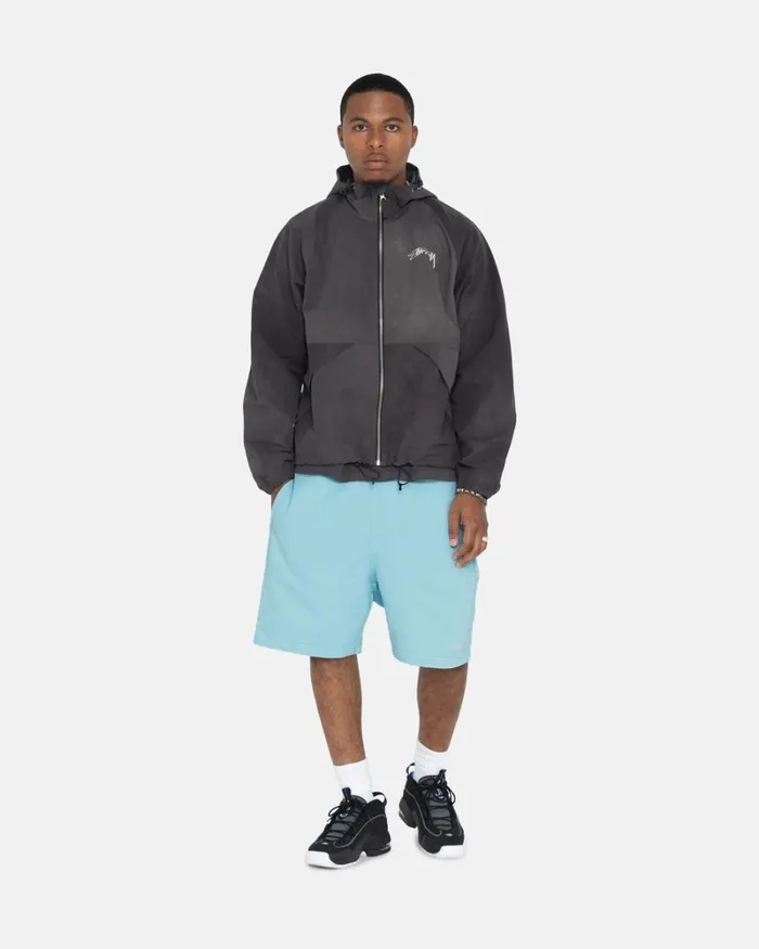 Sweats Men Stussy OVERDYED STOCK LOGO SWEAT SHORT Blue Sweats Men Stussy OVERDYED STOCK LOGO SWEAT SHORT Blue