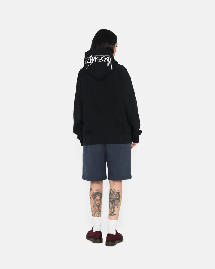 Sweats Men Stussy OVERDYED STOCK LOGO SWEAT SHORT Navy Sweats Men Stussy OVERDYED STOCK LOGO SWEAT SHORT Navy