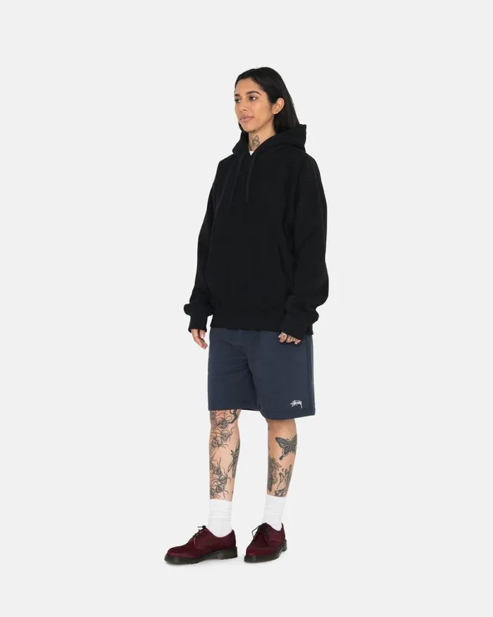 Sweats Men Stussy OVERDYED STOCK LOGO SWEAT SHORT Navy Sweats Men Stussy OVERDYED STOCK LOGO SWEAT SHORT Navy