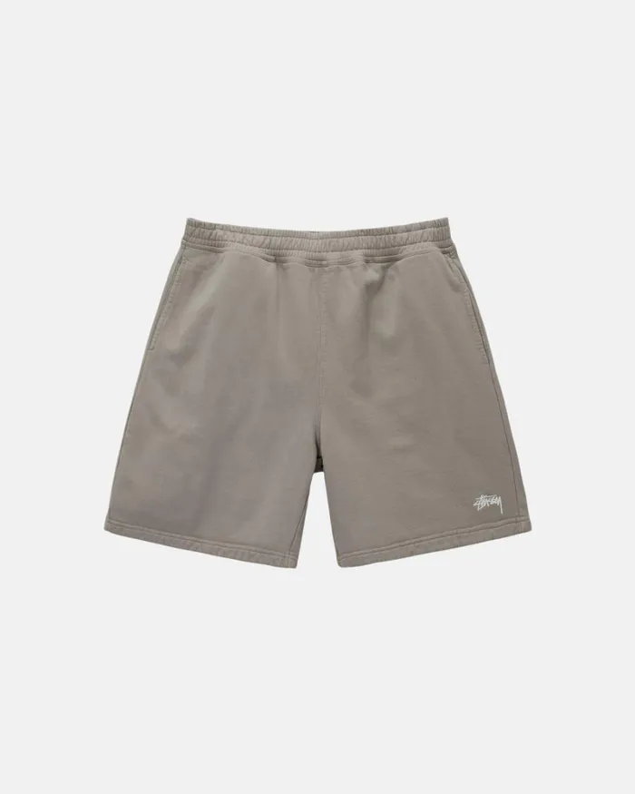 Sweats Men Stussy OVERDYED STOCK LOGO SWEAT SHORT Sand