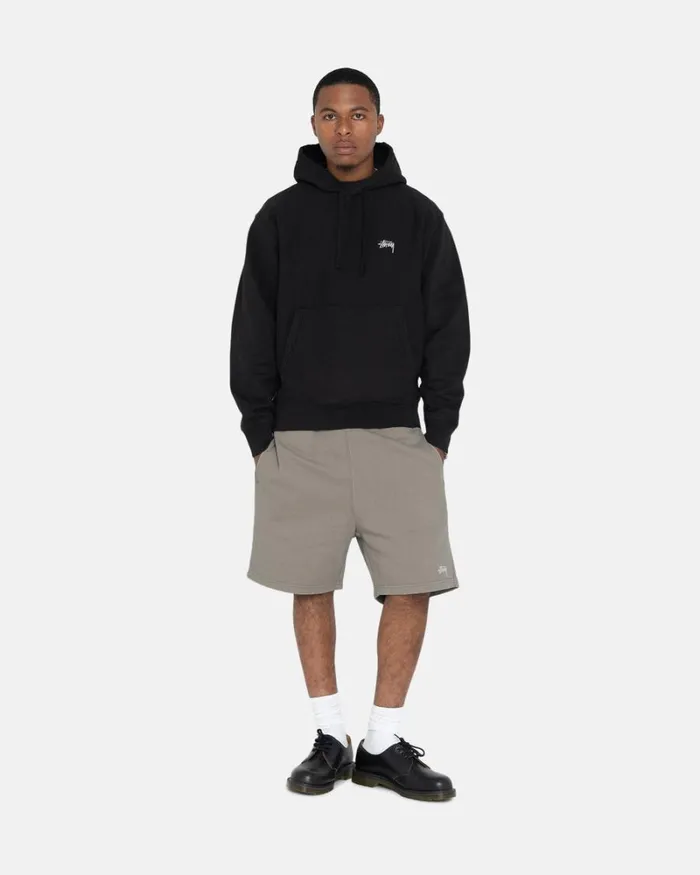 Sweats Men Stussy OVERDYED STOCK LOGO SWEAT SHORT Sand Sweats Men Stussy OVERDYED STOCK LOGO SWEAT SHORT Sand
