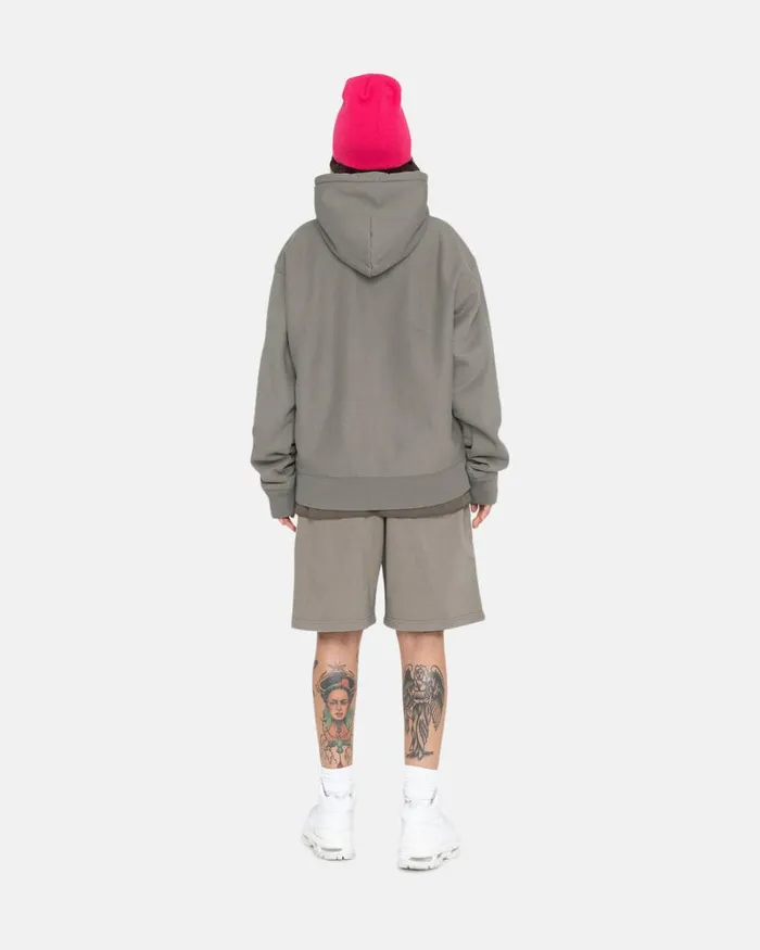 Sweats Men Stussy OVERDYED STOCK LOGO SWEAT SHORT Sand Sweats Men Stussy OVERDYED STOCK LOGO SWEAT SHORT Sand