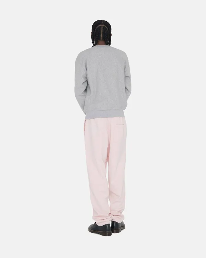 Sweats Men Stussy OVERDYED STOCK LOGO SWEATPANT Lt Pink Sweats Men Stussy OVERDYED STOCK LOGO SWEATPANT Lt Pink
