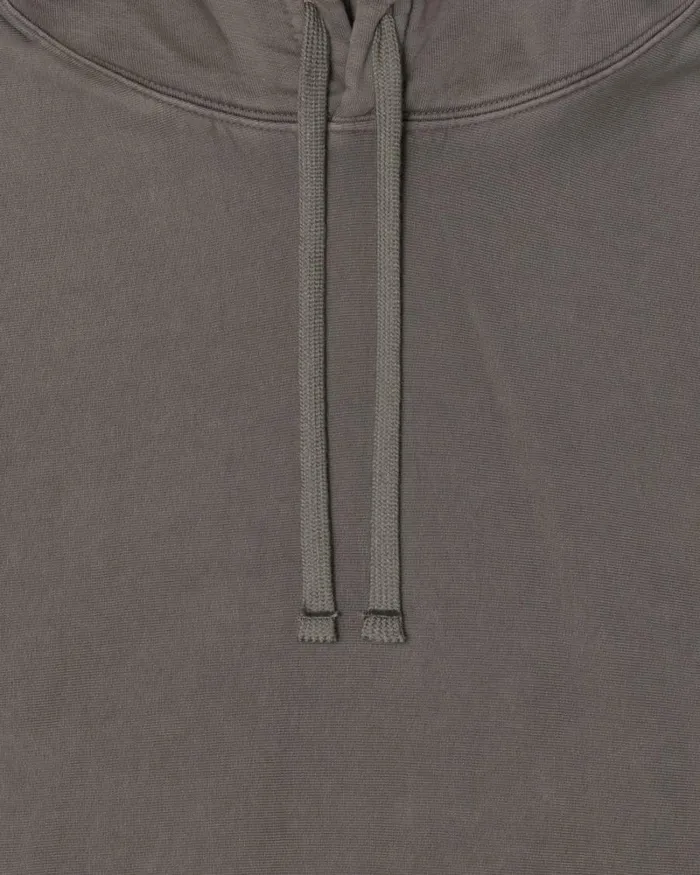 Sweats Men Stussy PIGMENT DYED FLEECE HOODIE Charcoal Sweats Men Stussy PIGMENT DYED FLEECE HOODIE Charcoal