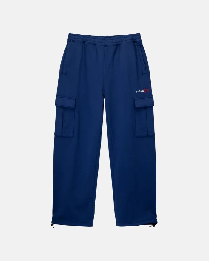 Sweats Men Stussy SPORT CARGO FLEECE PANT Blue