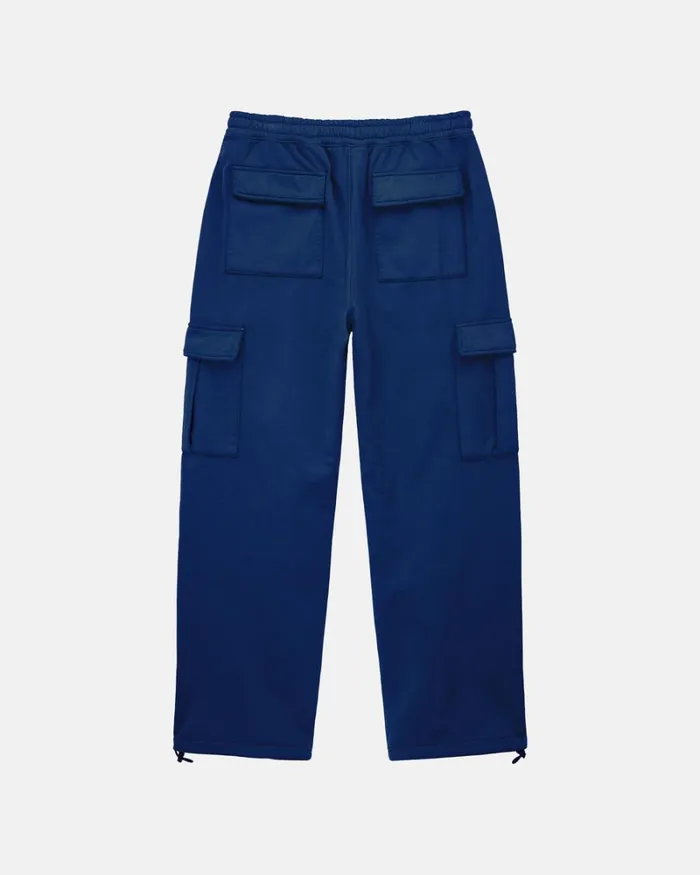 Sweats Men Stussy SPORT CARGO FLEECE PANT Blue Sweats Men Stussy SPORT CARGO FLEECE PANT Blue
