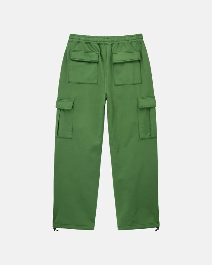 Sweats Men Stussy SPORT CARGO FLEECE PANT Green Sweats Men Stussy SPORT CARGO FLEECE PANT Green