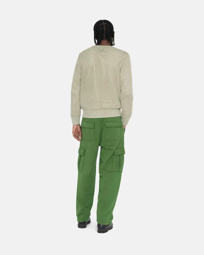 Sweats Men Stussy SPORT CARGO FLEECE PANT Green Sweats Men Stussy SPORT CARGO FLEECE PANT Green