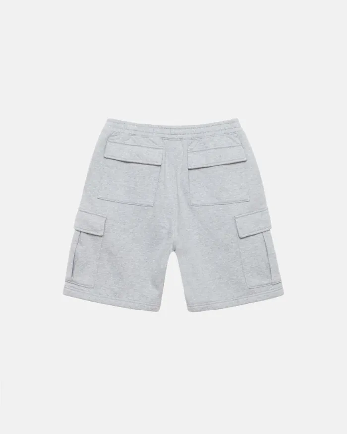 Sweats Men Stussy SPORT CARGO FLEECE SHORT Grey Heather Sweats Men Stussy SPORT CARGO FLEECE SHORT Grey Heather