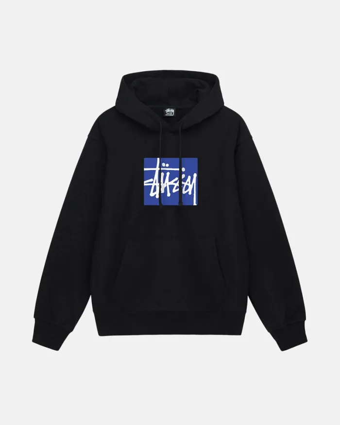 Sweats Men Stussy STOCK BOX HOODIE Black