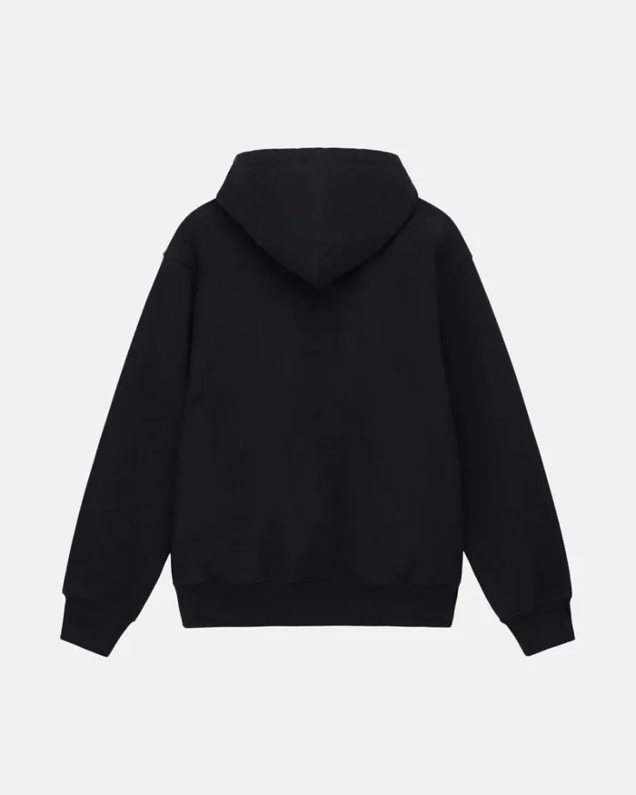 Sweats Men Stussy STOCK BOX HOODIE Black Sweats Men Stussy STOCK BOX HOODIE Black