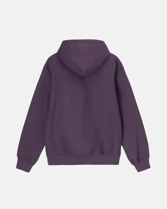 Sweats Men Stussy STOCK BOX HOODIE Grape Sweats Men Stussy STOCK BOX HOODIE Grape