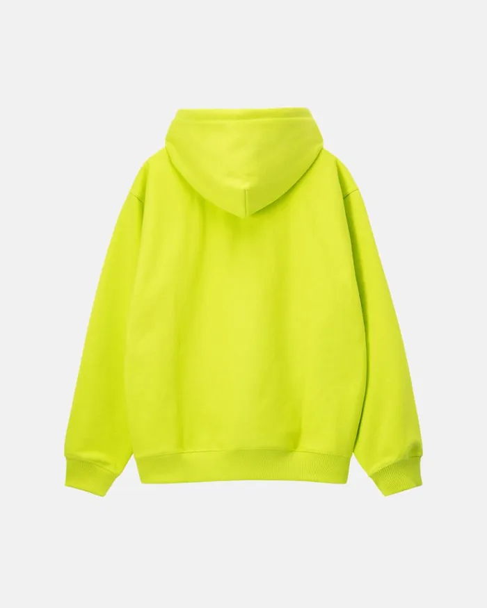 Sweats Men Stussy STOCK LOGO APPLIQUE HOODIE Keylime Sweats Men Stussy STOCK LOGO APPLIQUE HOODIE Keylime