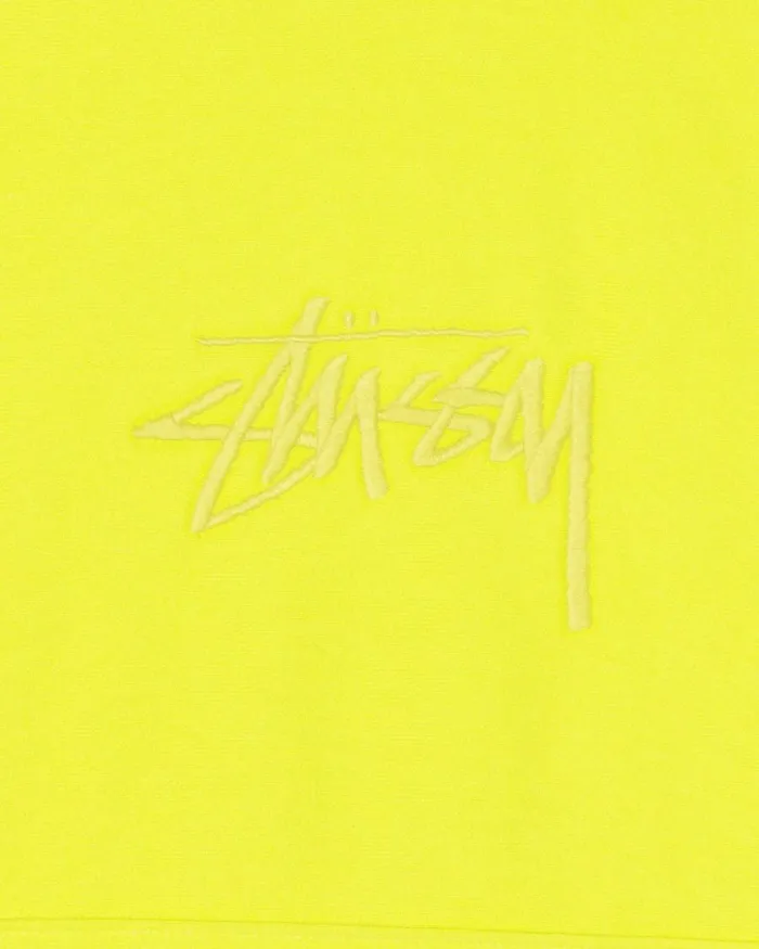 Sweats Men Stussy STOCK LOGO APPLIQUE HOODIE Keylime Sweats Men Stussy STOCK LOGO APPLIQUE HOODIE Keylime
