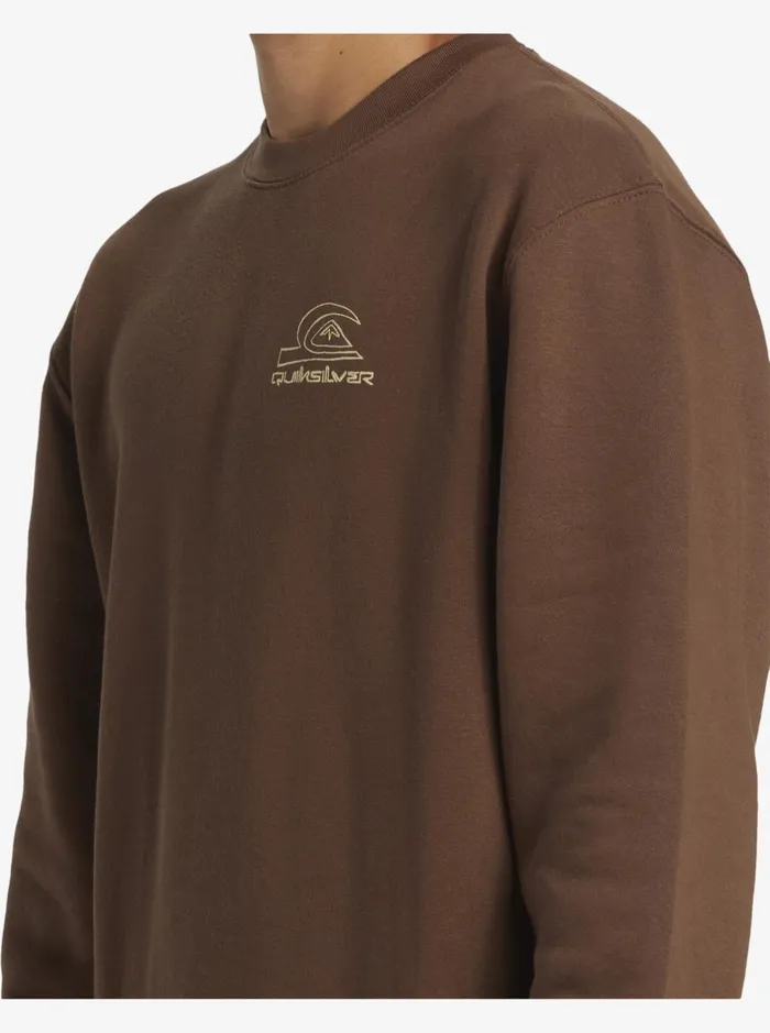 Sweatshirts and Hoodies Men Quiksilver E Peace Out Crew Neck Sweatshirt Chestnut Sweatshirts and Hoodies Men Quiksilver E Peace Out Crew Neck Sweatshirt Chestnut