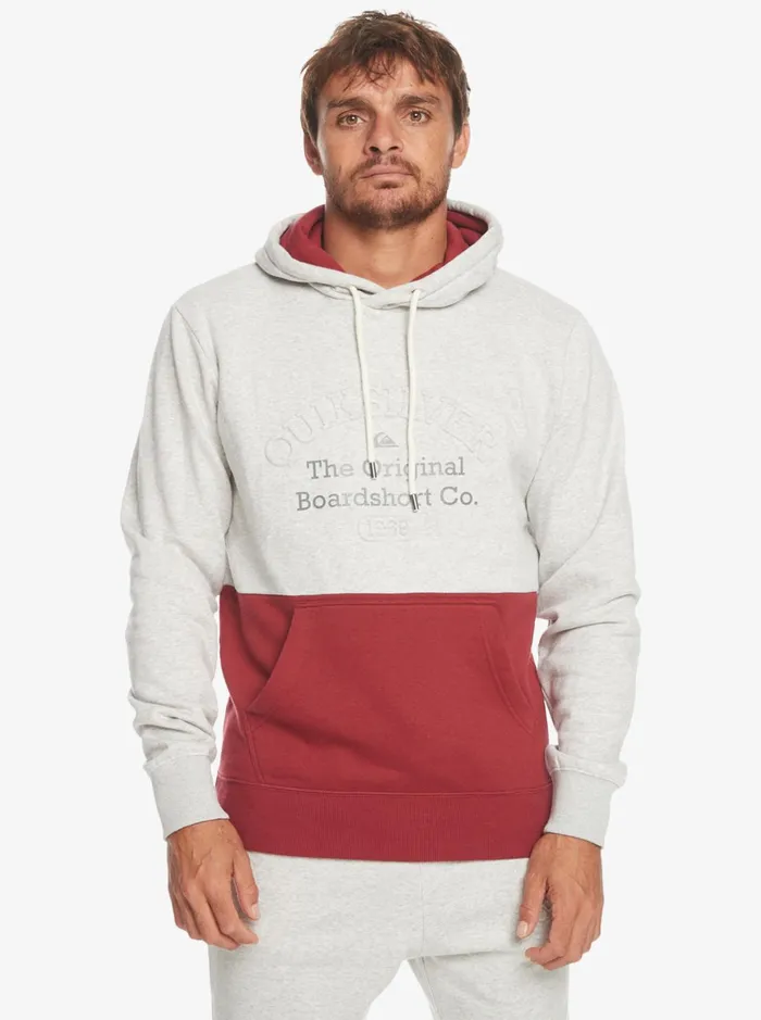 Sweatshirts and Hoodies Men Quiksilver Emboss Hoodie Light Grey Heather
