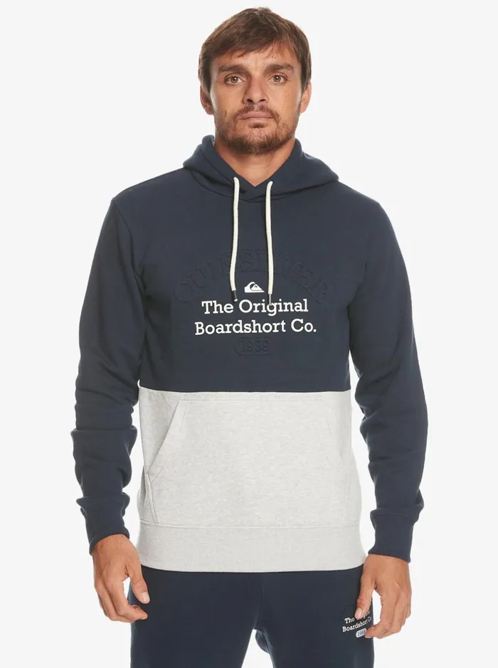 Sweatshirts and Hoodies Men Quiksilver Emboss Hoodie Navy Blazer