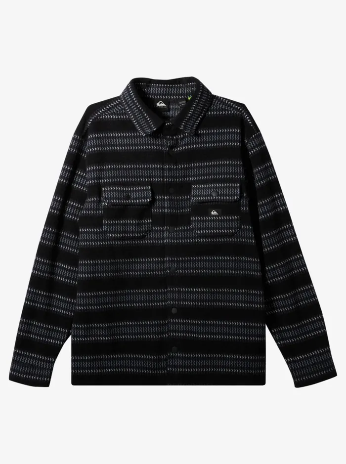 Sweatshirts and Hoodies Men Quiksilver Epic Surf Days Fleece Overshirt Black Surf Days Stripe Sweatshirts and Hoodies Men Quiksilver Epic Surf Days Fleece Overshirt Black Surf Days Stripe