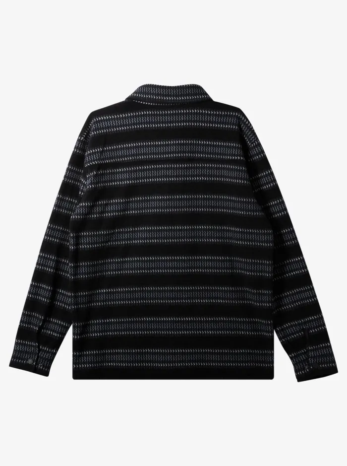 Sweatshirts and Hoodies Men Quiksilver Epic Surf Days Fleece Overshirt Black Surf Days Stripe Sweatshirts and Hoodies Men Quiksilver Epic Surf Days Fleece Overshirt Black Surf Days Stripe