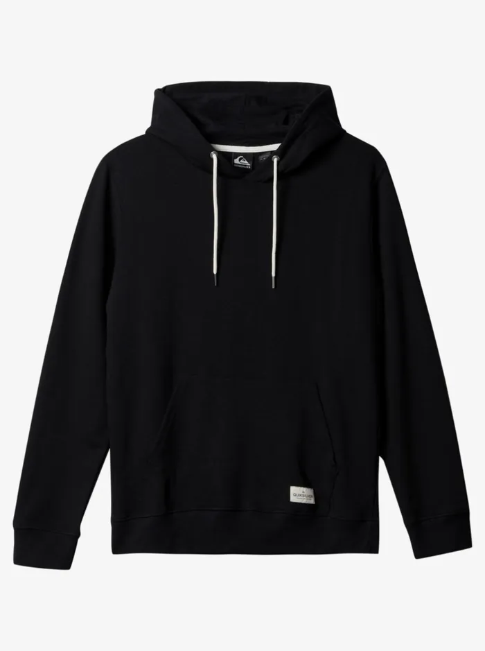 Sweatshirts and Hoodies Men Quiksilver Essentials Organic Solid Hoodie Black Sweatshirts and Hoodies Men Quiksilver Essentials Organic Solid Hoodie Black