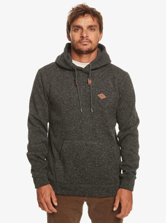 Sweatshirts and Hoodies Men Quiksilver Keller Fleece Top Dark Grey Heather Sweatshirts and Hoodies Men Quiksilver Keller Fleece Top Dark Grey Heather