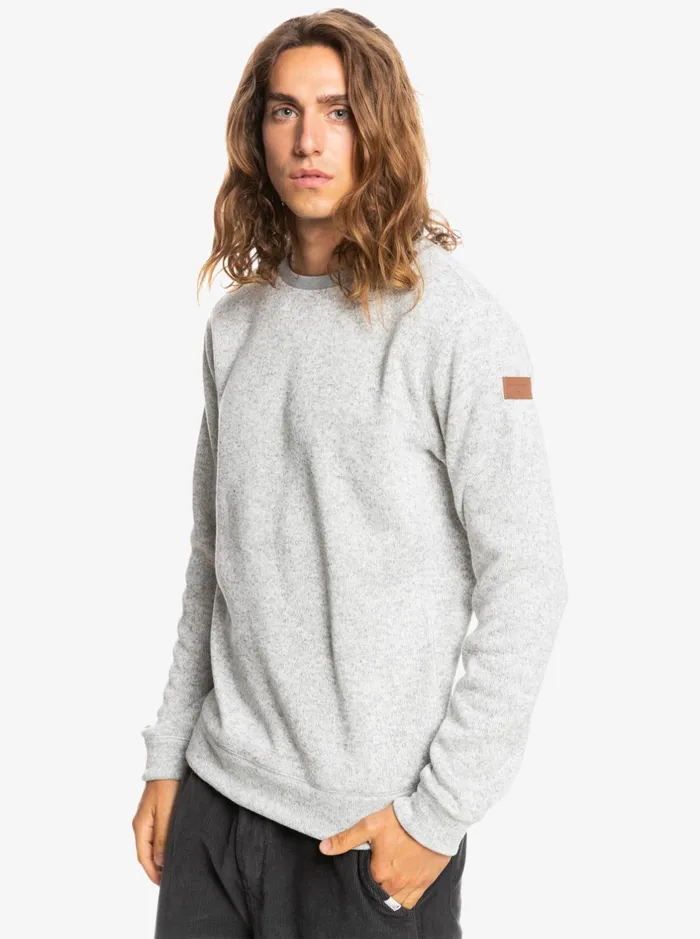 Sweatshirts and Hoodies Men Quiksilver Keller Sweatshirt Light Grey Heather Sweatshirts and Hoodies Men Quiksilver Keller Sweatshirt Light Grey Heather
