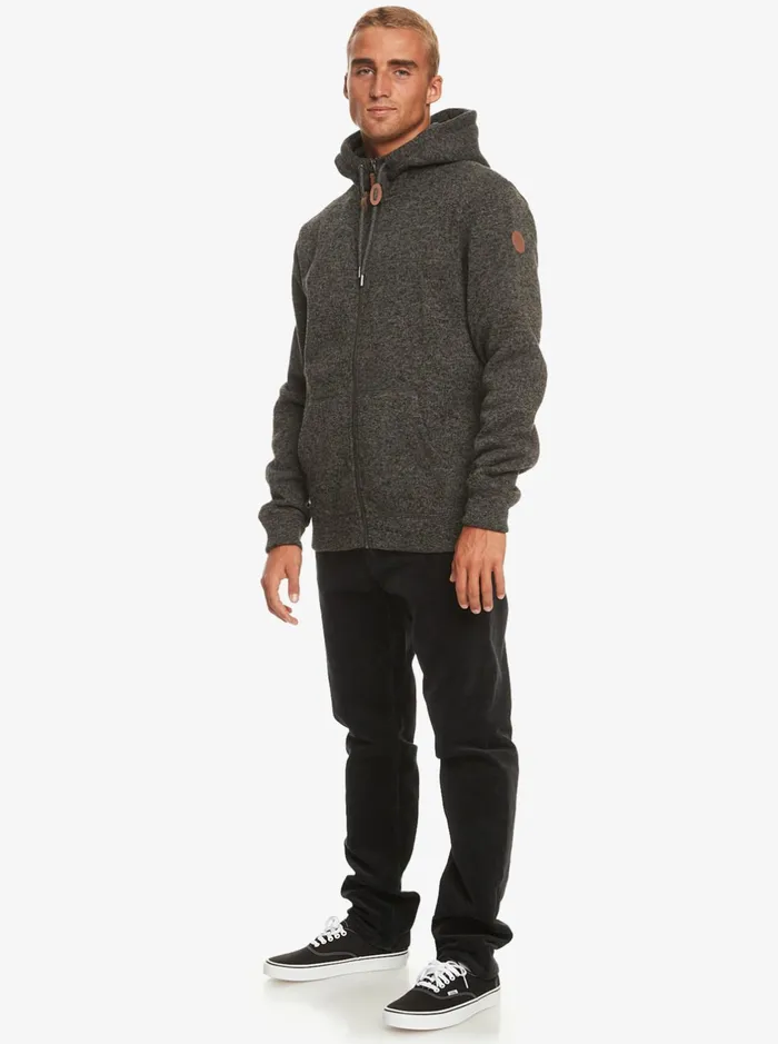Sweatshirts and Hoodies Men Quiksilver Keller ZipUp Hoodie Dark Grey Heather Sweatshirts and Hoodies Men Quiksilver Keller ZipUp Hoodie Dark Grey Heather
