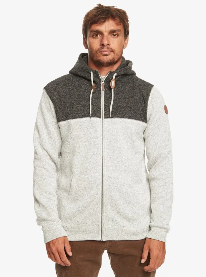 Sweatshirts and Hoodies Men Quiksilver Keller ZipUp Hoodie Light Grey Heather Sweatshirts and Hoodies Men Quiksilver Keller ZipUp Hoodie Light Grey Heather