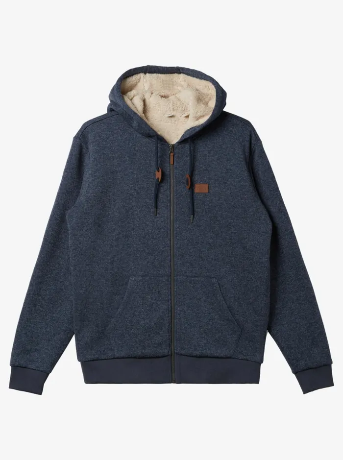 Sweatshirts and Hoodies Men Quiksilver Keller ZipUp Hoodie Navy Blazer Heather