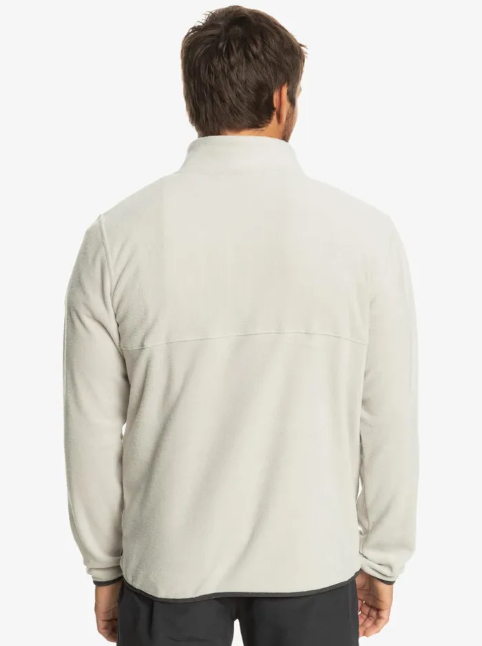 Sweatshirts and Hoodies Men Quiksilver No Destination Snap Fleece Pullover Gray Violet Sweatshirts and Hoodies Men Quiksilver No Destination Snap Fleece Pullover Gray Violet
