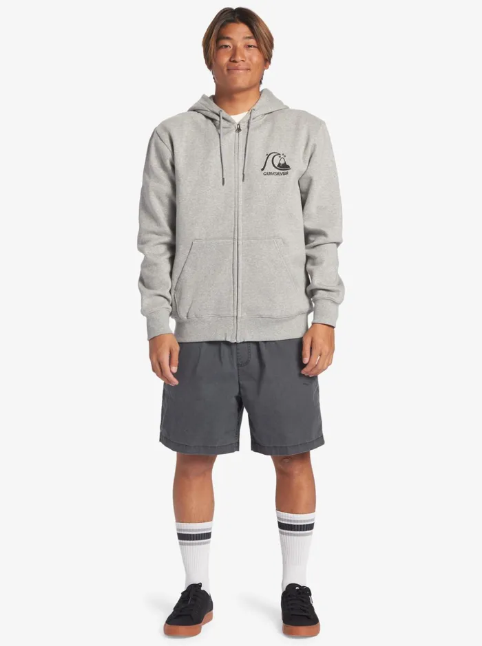 Sweatshirts and Hoodies Men Quiksilver Original ZipUp Sweatshirt Athletic Heather Sweatshirts and Hoodies Men Quiksilver Original ZipUp Sweatshirt Athletic Heather