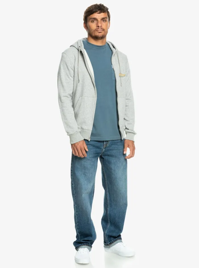 Sweatshirts and Hoodies Men Quiksilver Quik Words ZipUp Hoodie Light Grey Heather Sweatshirts and Hoodies Men Quiksilver Quik Words ZipUp Hoodie Light Grey Heather