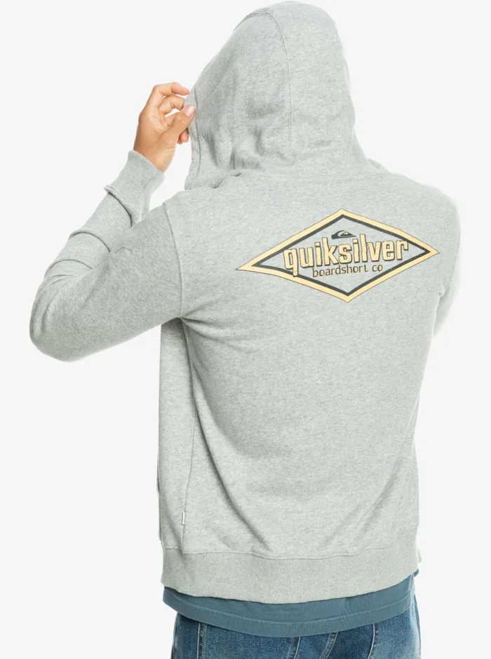 Sweatshirts and Hoodies Men Quiksilver Quik Words ZipUp Hoodie Light Grey Heather Sweatshirts and Hoodies Men Quiksilver Quik Words ZipUp Hoodie Light Grey Heather
