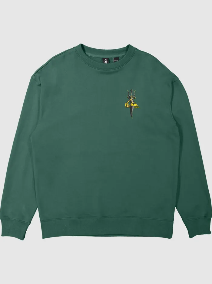 Sweatshirts and Hoodies Men Quiksilver Sof Sweatshirt Smoke Pine