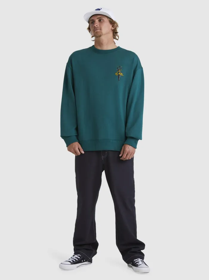Sweatshirts and Hoodies Men Quiksilver Sof Sweatshirt Smoke Pine Sweatshirts and Hoodies Men Quiksilver Sof Sweatshirt Smoke Pine