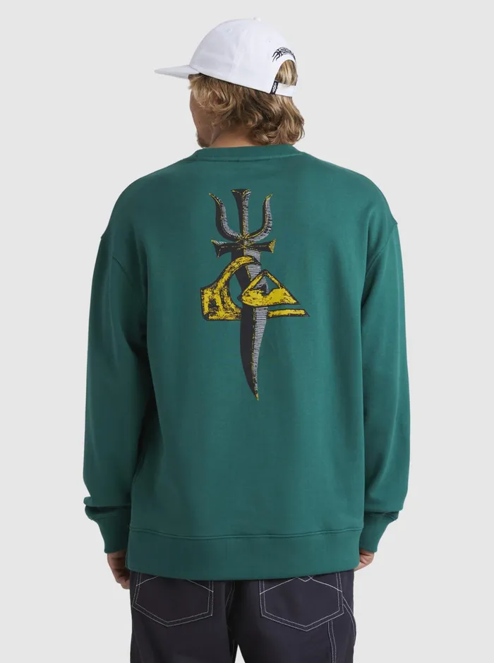 Sweatshirts and Hoodies Men Quiksilver Sof Sweatshirt Smoke Pine Sweatshirts and Hoodies Men Quiksilver Sof Sweatshirt Smoke Pine