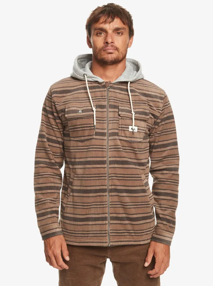 Sweatshirts and Hoodies Men Quiksilver Super Swell ZipUp Hoodie Major Brown Super Swell Plaid Sweatshirts and Hoodies Men Quiksilver Super Swell ZipUp Hoodie Major Brown Super Swell Plaid