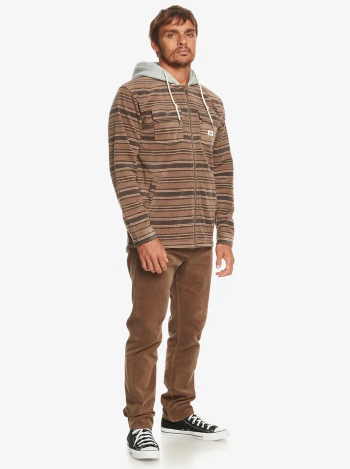 Sweatshirts and Hoodies Men Quiksilver Super Swell ZipUp Hoodie Major Brown Super Swell Plaid Sweatshirts and Hoodies Men Quiksilver Super Swell ZipUp Hoodie Major Brown Super Swell Plaid