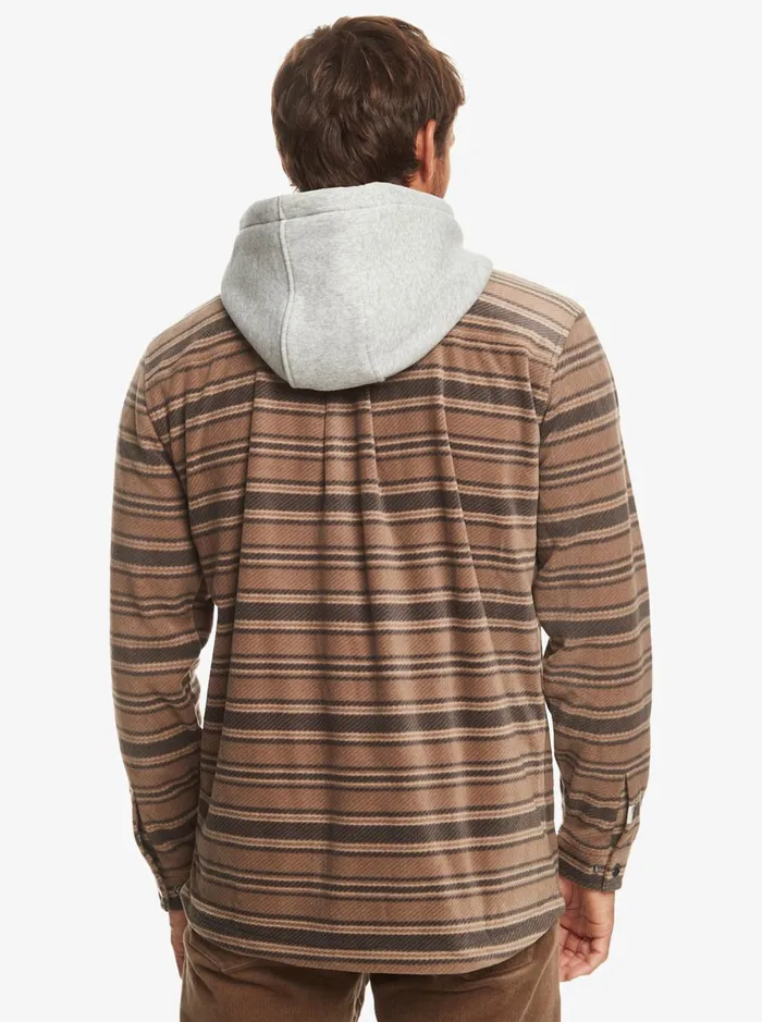 Sweatshirts and Hoodies Men Quiksilver Super Swell ZipUp Hoodie Major Brown Super Swell Plaid Sweatshirts and Hoodies Men Quiksilver Super Swell ZipUp Hoodie Major Brown Super Swell Plaid