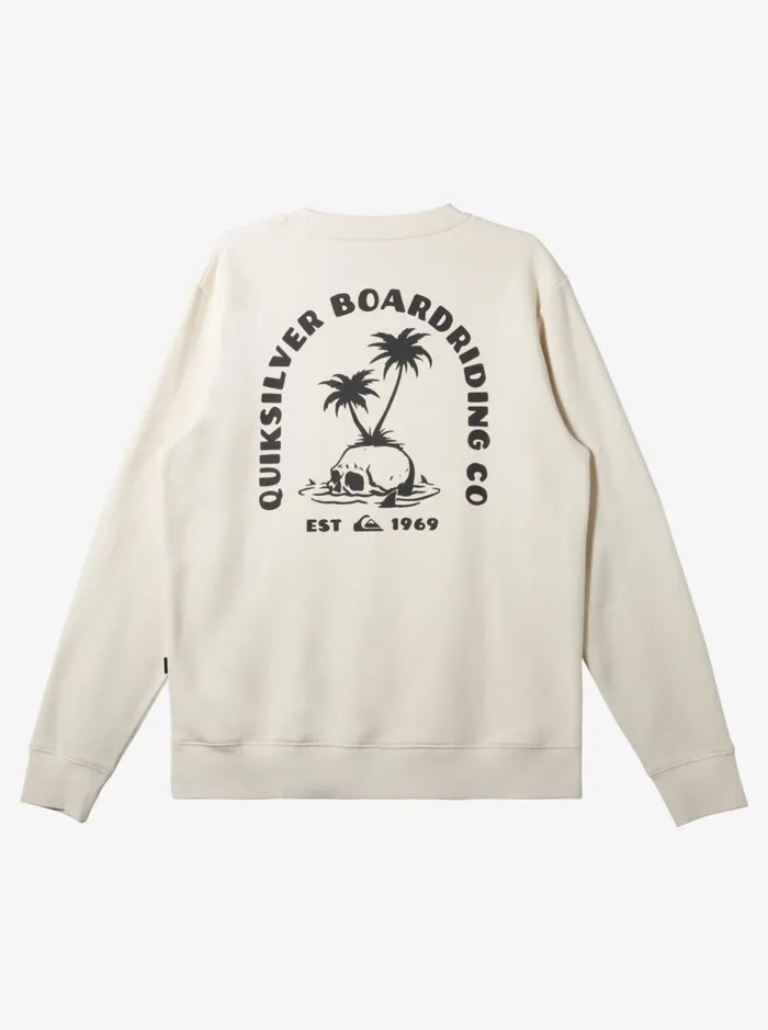 Sweatshirts and Hoodies Men Quiksilver Surf The Earth Sweatshirt Birch Sweatshirts and Hoodies Men Quiksilver Surf The Earth Sweatshirt Birch