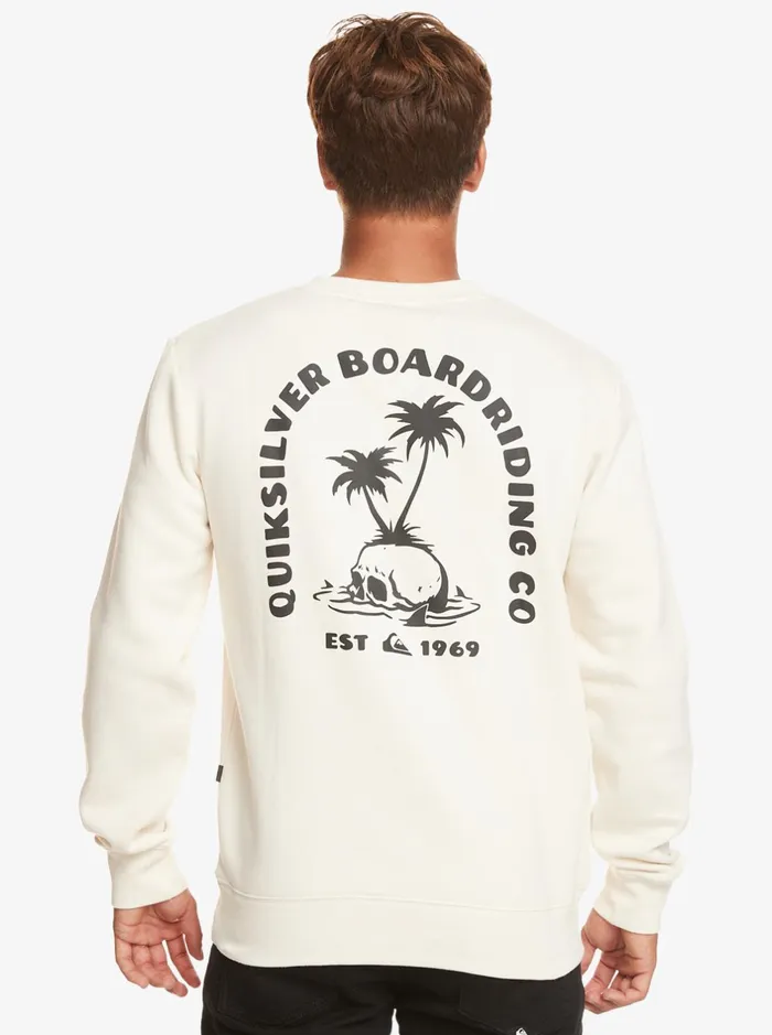 Sweatshirts and Hoodies Men Quiksilver Surf The Earth Sweatshirt Birch Sweatshirts and Hoodies Men Quiksilver Surf The Earth Sweatshirt Birch