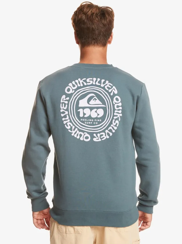 Sweatshirts and Hoodies Men Quiksilver Surf The Earth Sweatshirt Dark Slate Sweatshirts and Hoodies Men Quiksilver Surf The Earth Sweatshirt Dark Slate