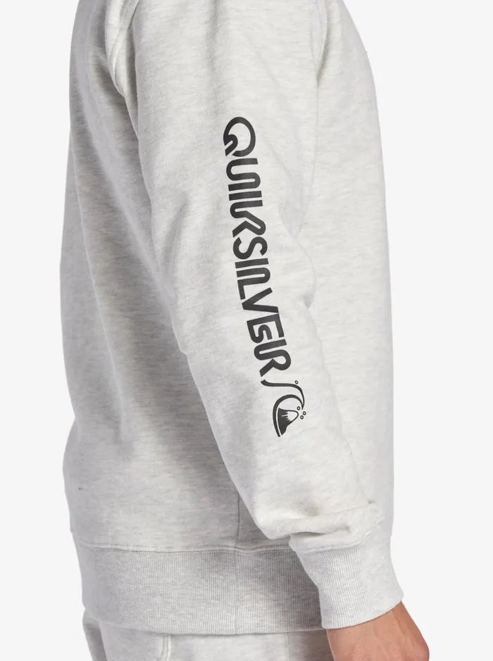 Sweatshirts and Hoodies Men Quiksilver The Original Sweatshirt White Marble Heather Sweatshirts and Hoodies Men Quiksilver The Original Sweatshirt White Marble Heather